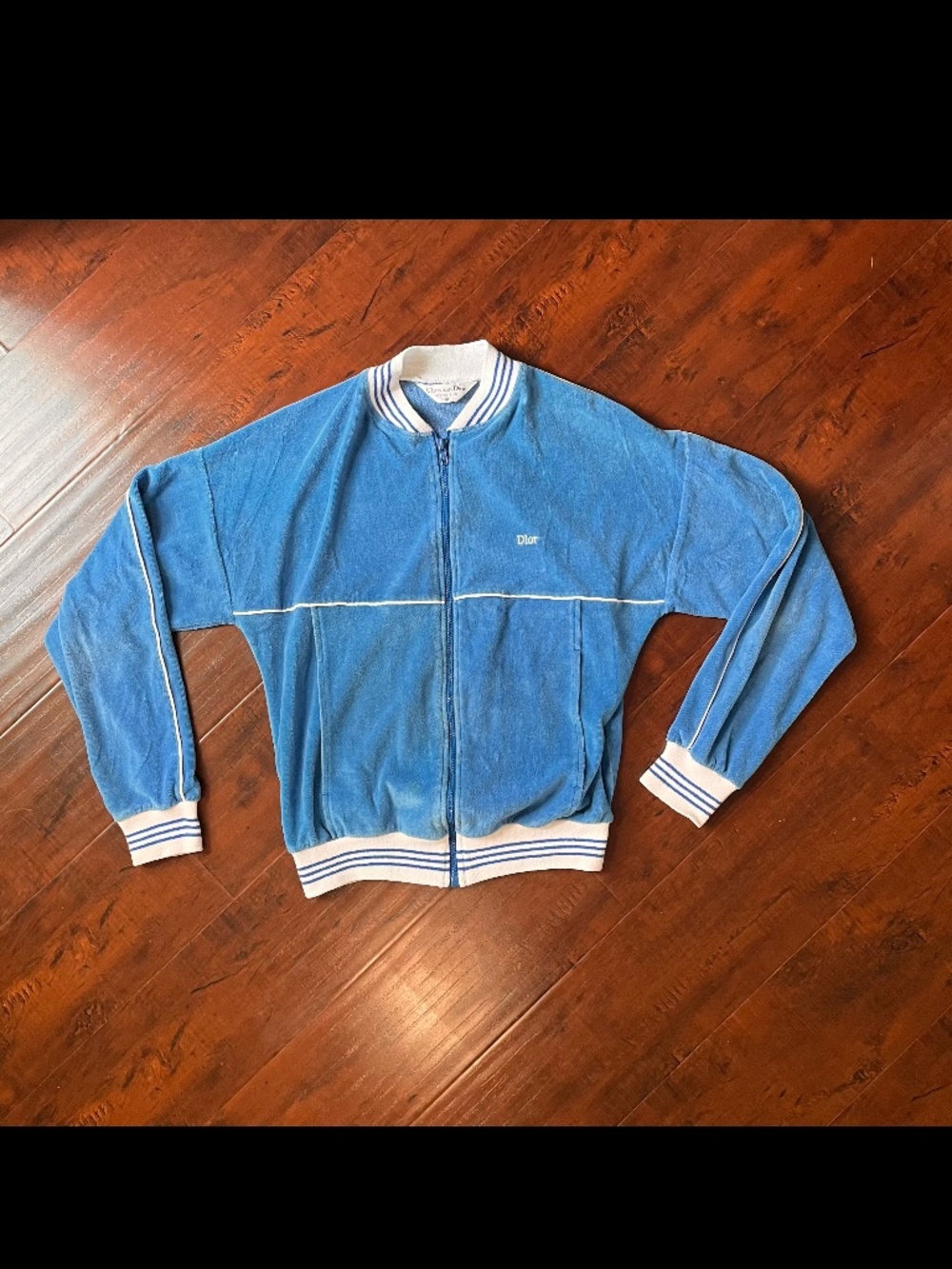 Vintage Christian Dior Monsieur Velour Track Jacket